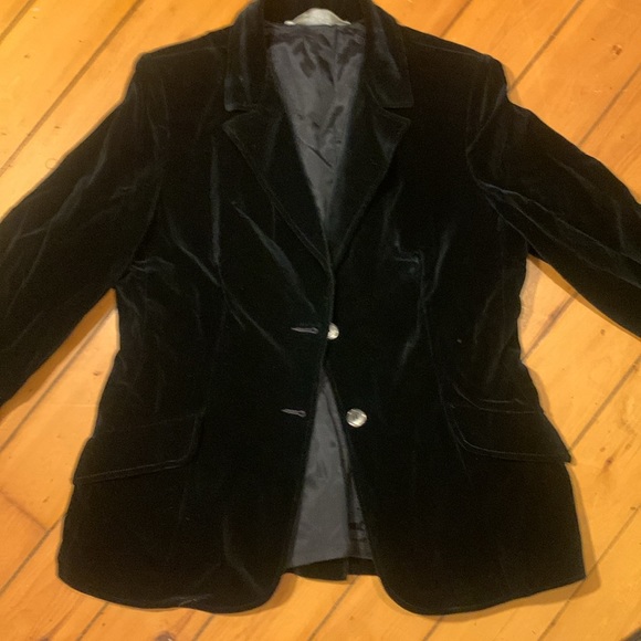 70’s KORET OF CALIFORNIA BLACK VELVET BLAZER ILGW HOLIDAYS CHRISTMAS - Picture 12 of 17